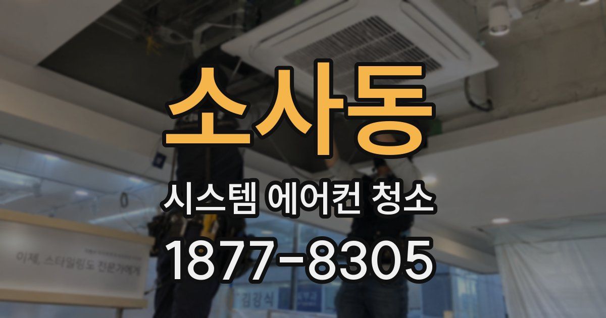 소사동 시스템 에어컨 청소