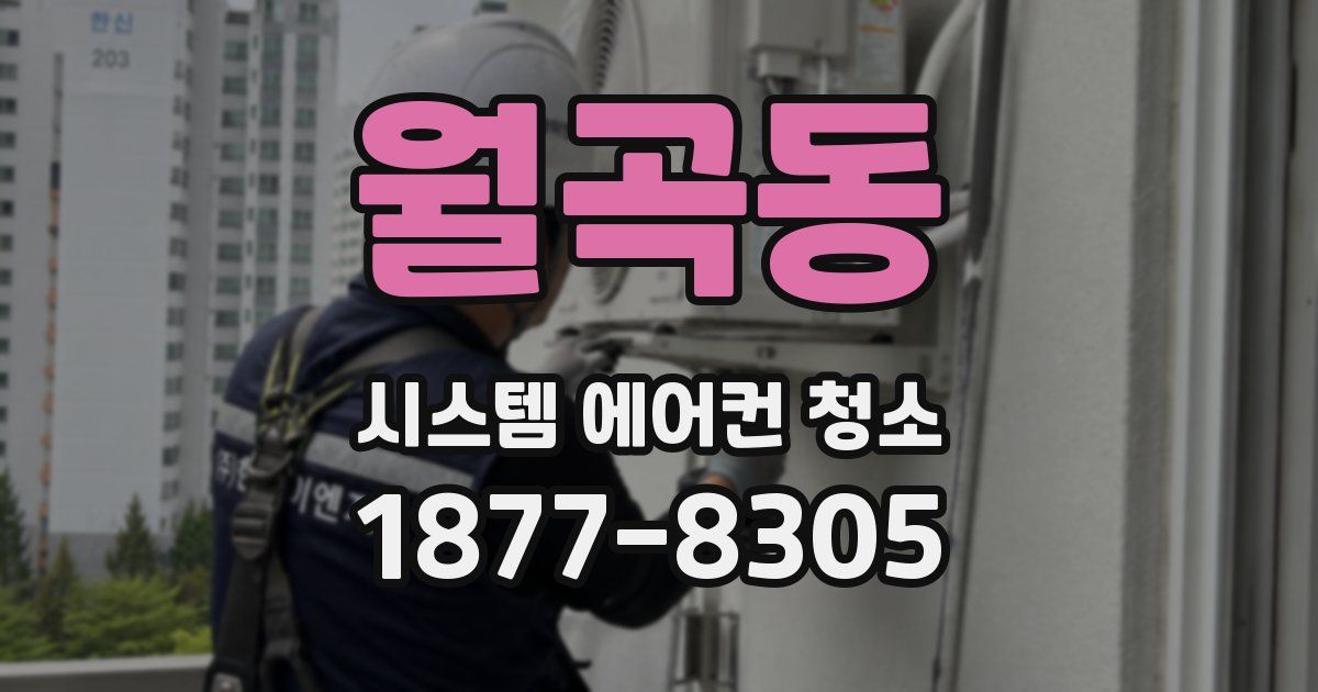 월곡동 시스템 에어컨 청소
