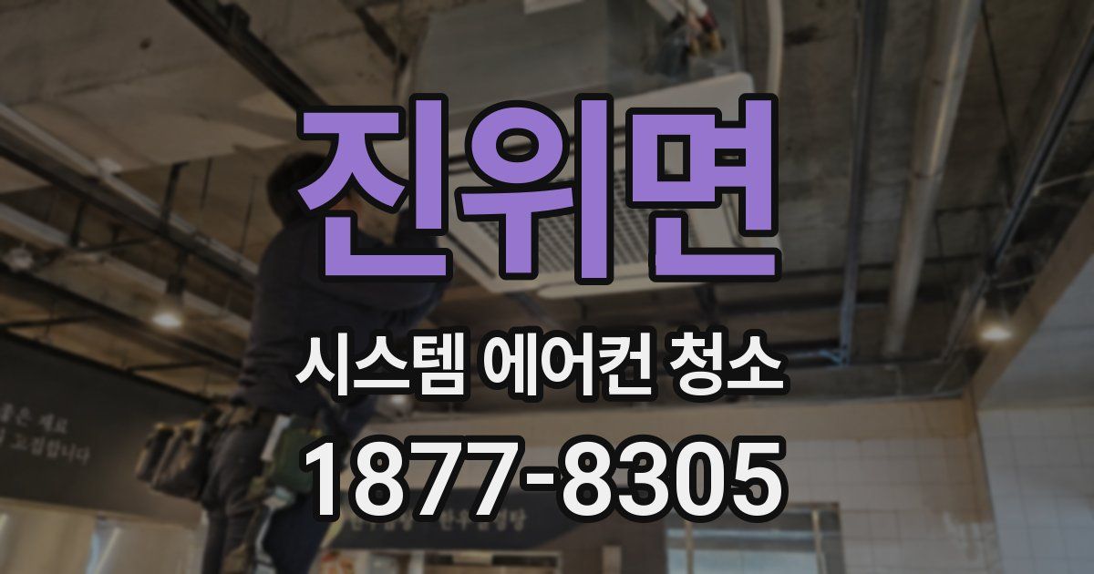 진위면 시스템 에어컨 청소