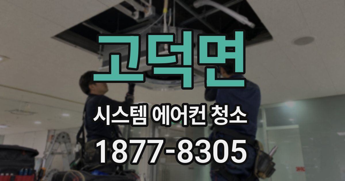 고덕면 시스템 에어컨 청소