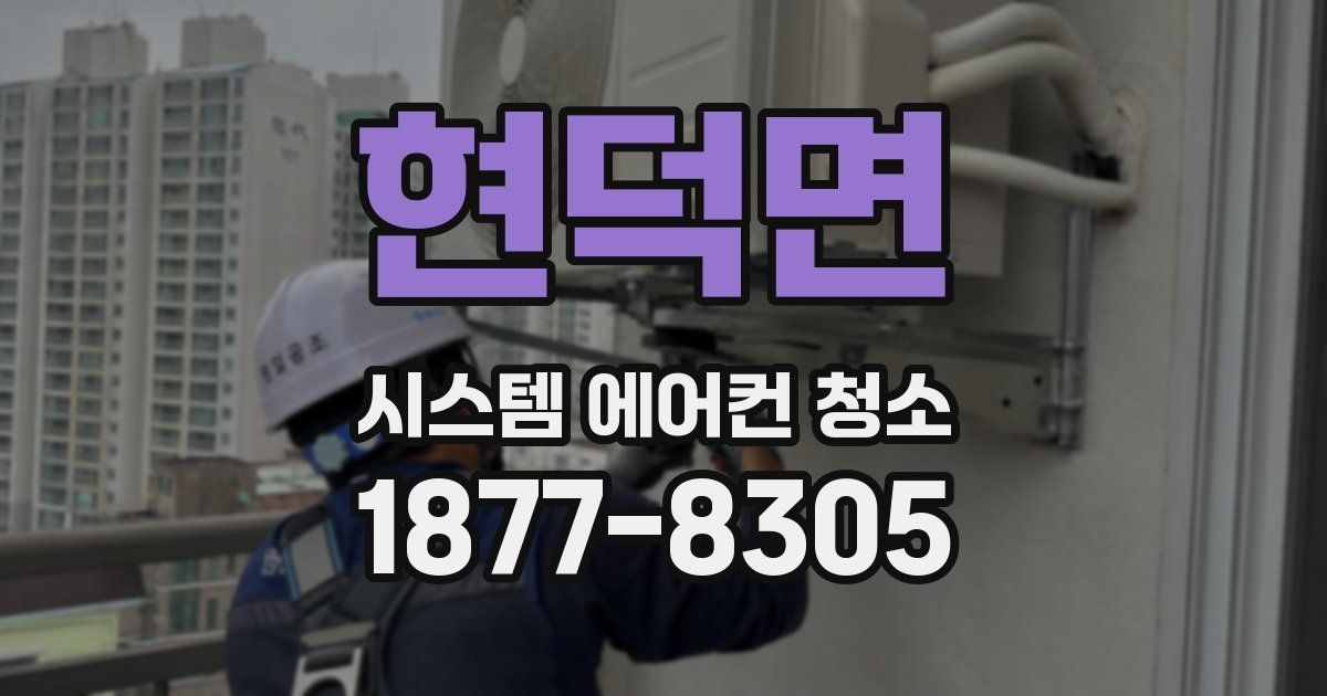 현덕면 시스템 에어컨 청소