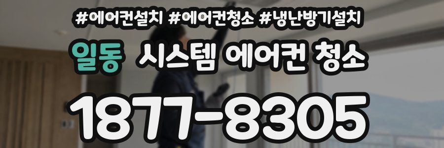 일동 시스템 에어컨 청소