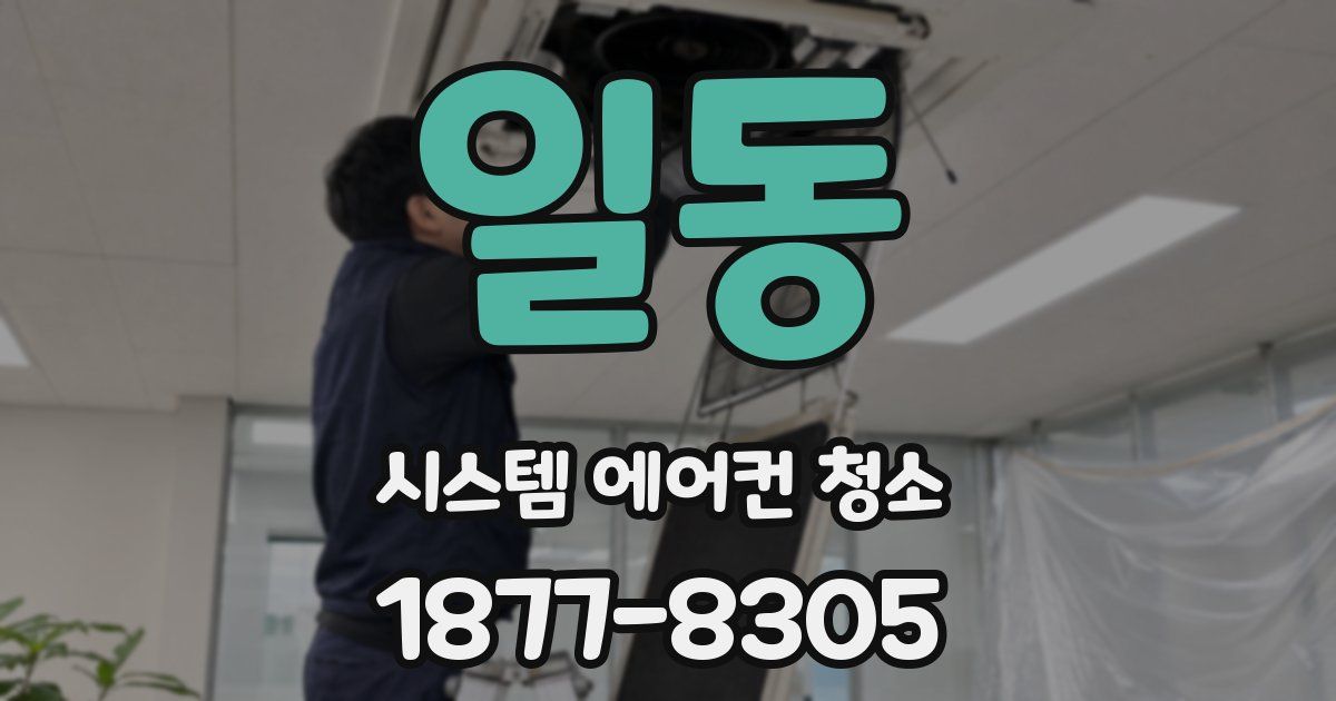 일동 시스템 에어컨 청소