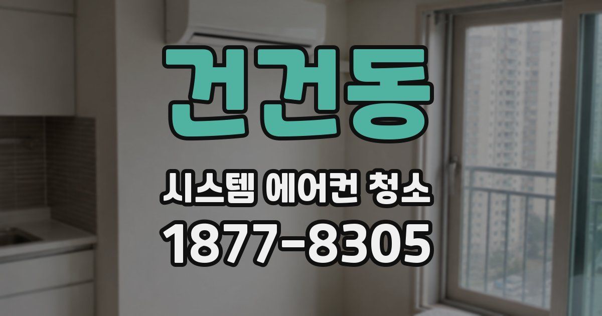 건건동 시스템 에어컨 청소