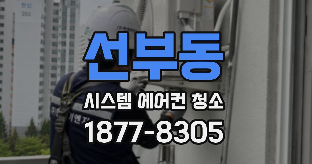 선부동 시스템 에어컨 청소