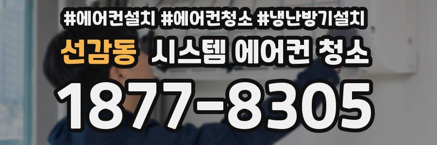 선감동 시스템 에어컨 청소