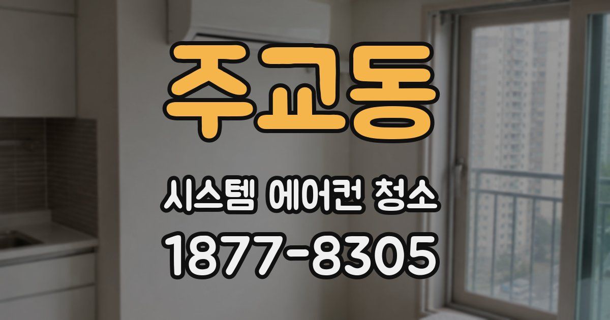 주교동 시스템 에어컨 청소