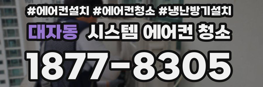 대자동 시스템 에어컨 청소