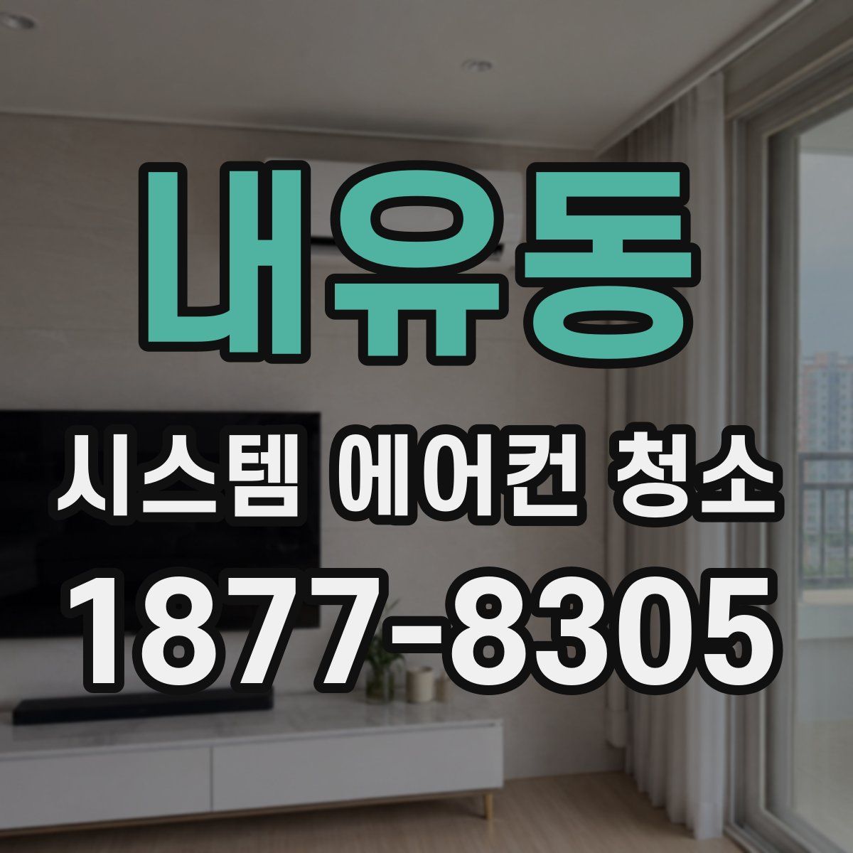 내유동 시스템 에어컨 청소