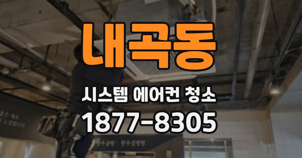 내곡동 시스템 에어컨 청소