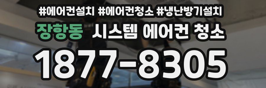 장항동 시스템 에어컨 청소