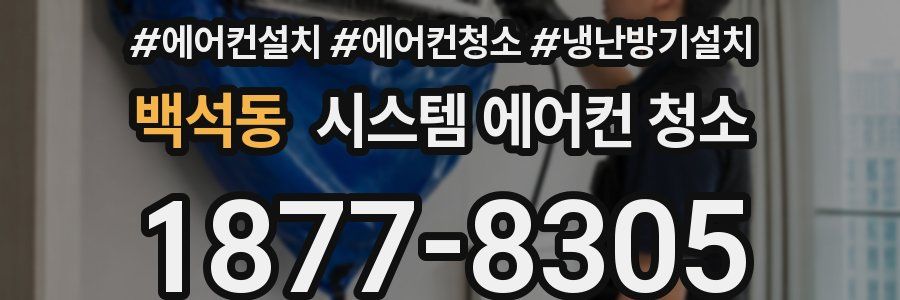 백석동 시스템 에어컨 청소
