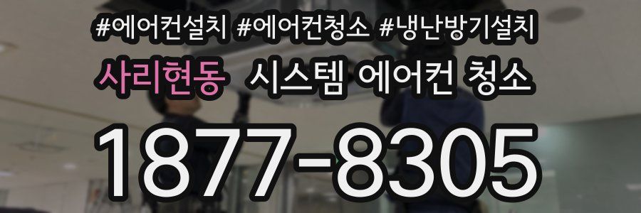 사리현동 시스템 에어컨 청소