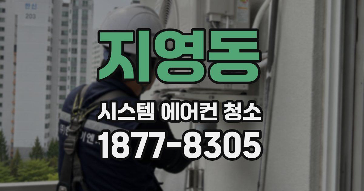 지영동 시스템 에어컨 청소