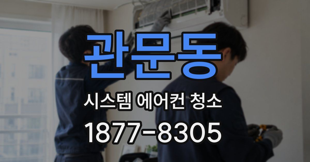 관문동 시스템 에어컨 청소