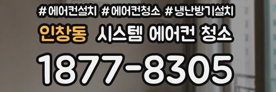 인창동 시스템 에어컨 청소