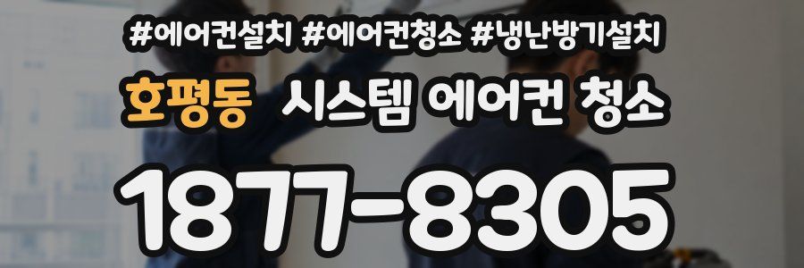 호평동 시스템 에어컨 청소