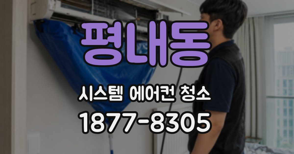 평내동 시스템 에어컨 청소