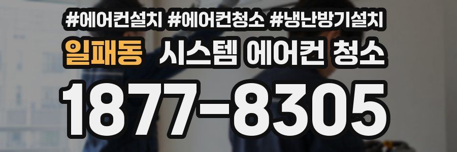 일패동 시스템 에어컨 청소