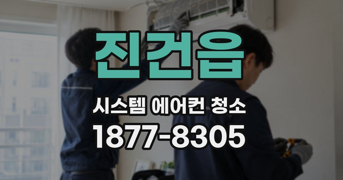 진건읍 시스템 에어컨 청소