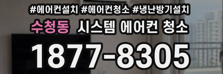 수청동 시스템 에어컨 청소