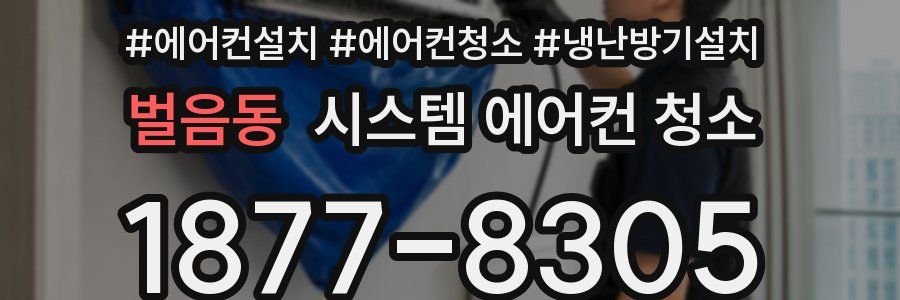 벌음동 시스템 에어컨 청소