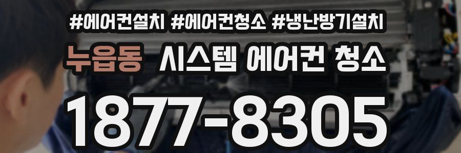 누읍동 시스템 에어컨 청소