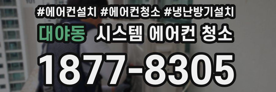대야동 시스템 에어컨 청소
