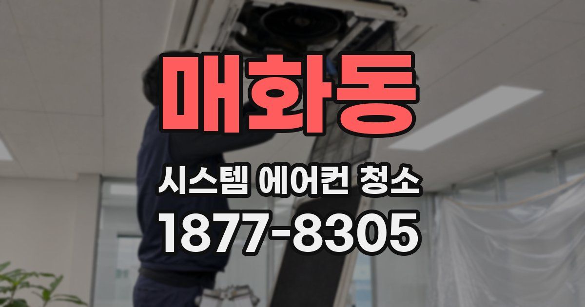 매화동 시스템 에어컨 청소