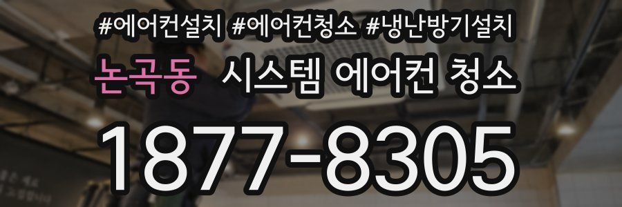 논곡동 시스템 에어컨 청소