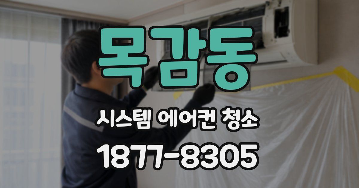 목감동 시스템 에어컨 청소