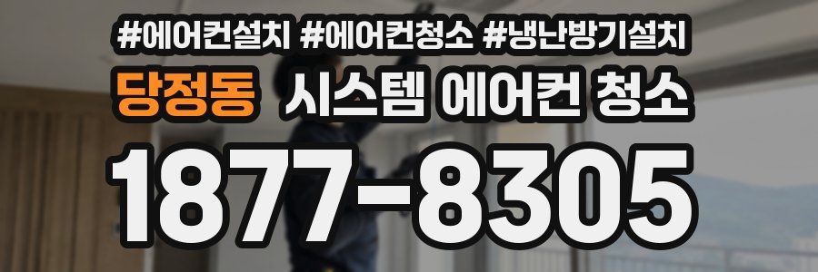 당정동 시스템 에어컨 청소