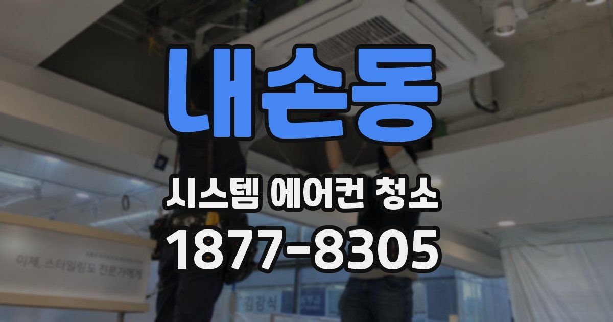 내손동 시스템 에어컨 청소
