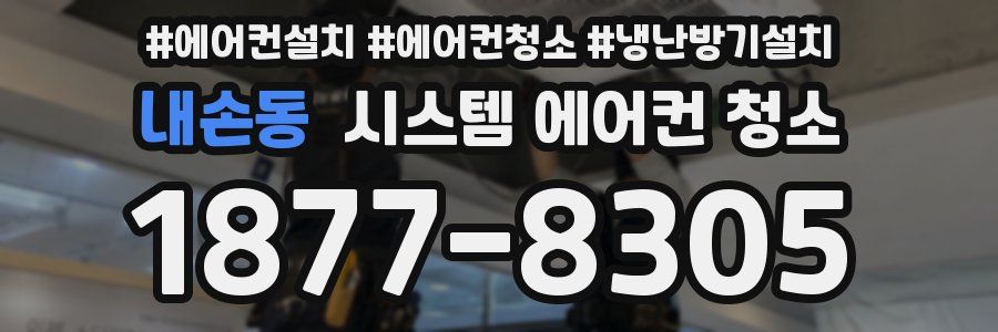 내손동 시스템 에어컨 청소