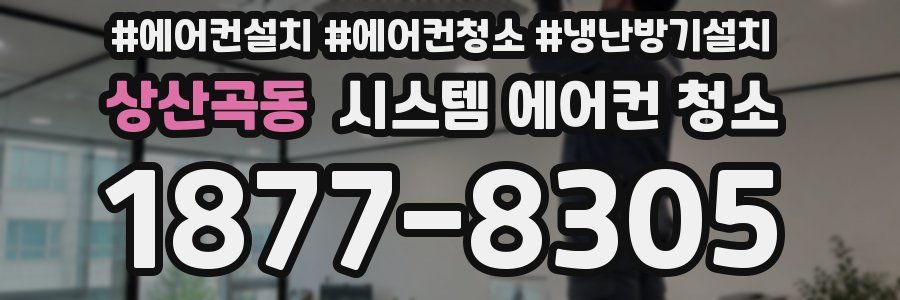 상산곡동 시스템 에어컨 청소