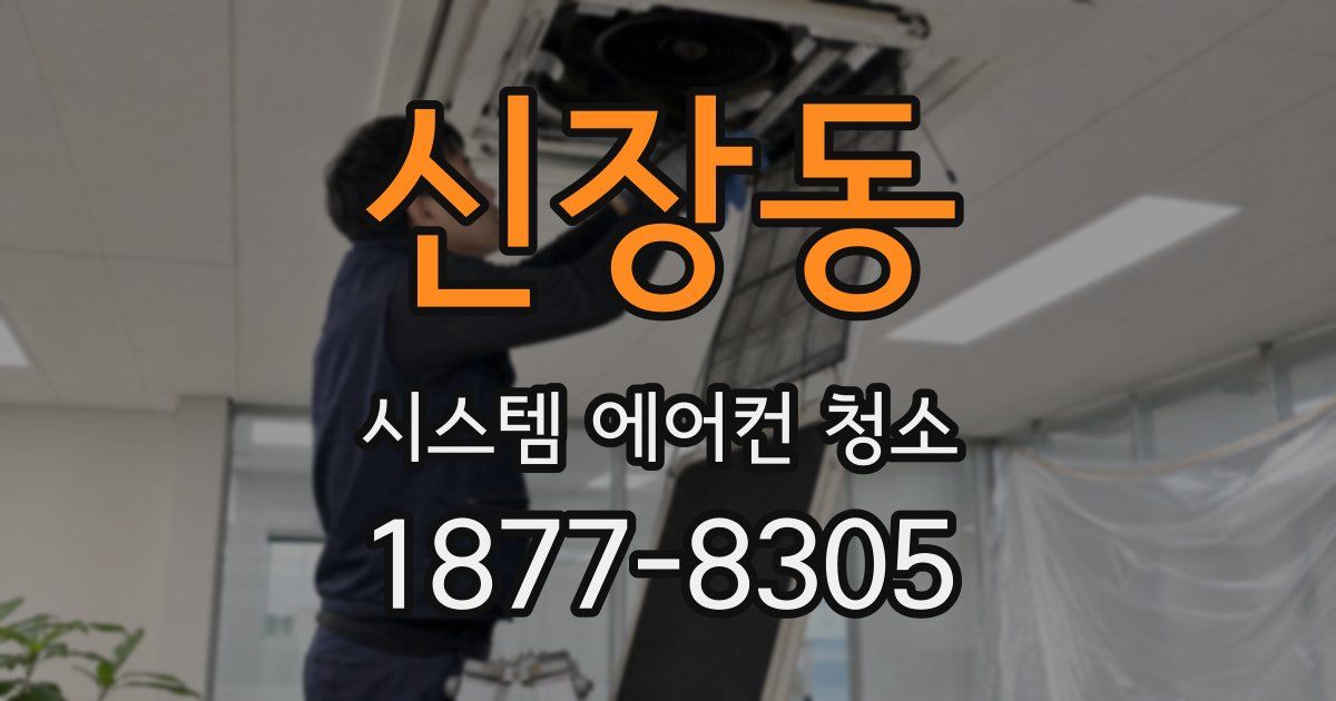 신장동 시스템 에어컨 청소