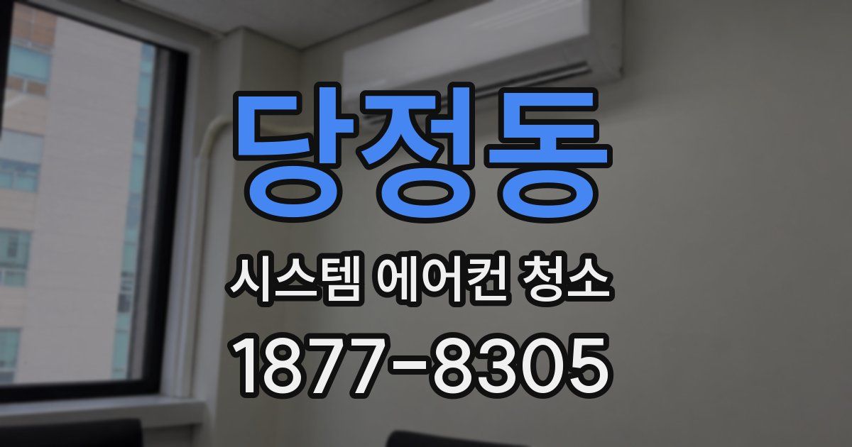 당정동 시스템 에어컨 청소