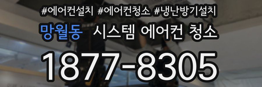 망월동 시스템 에어컨 청소