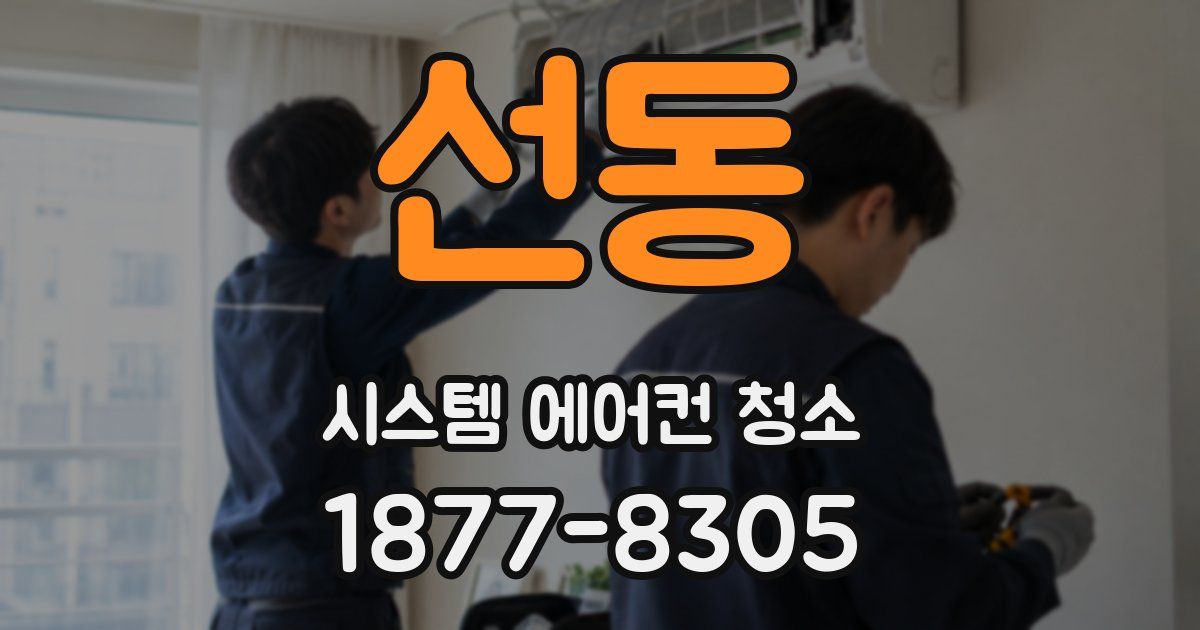 선동 시스템 에어컨 청소