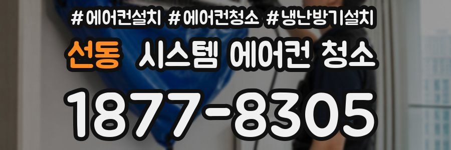 선동 시스템 에어컨 청소
