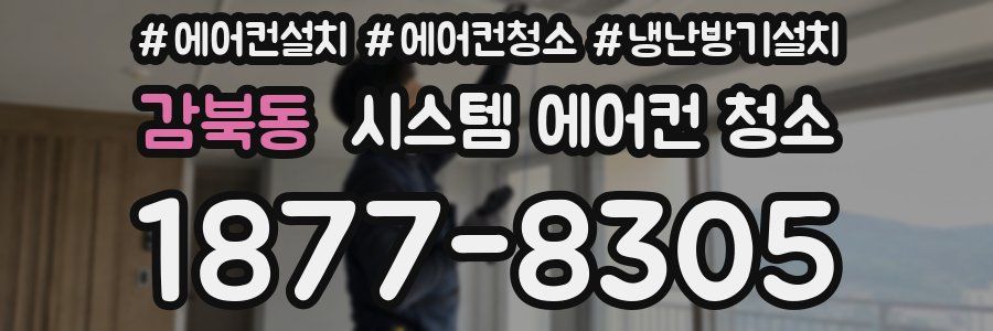 감북동 시스템 에어컨 청소