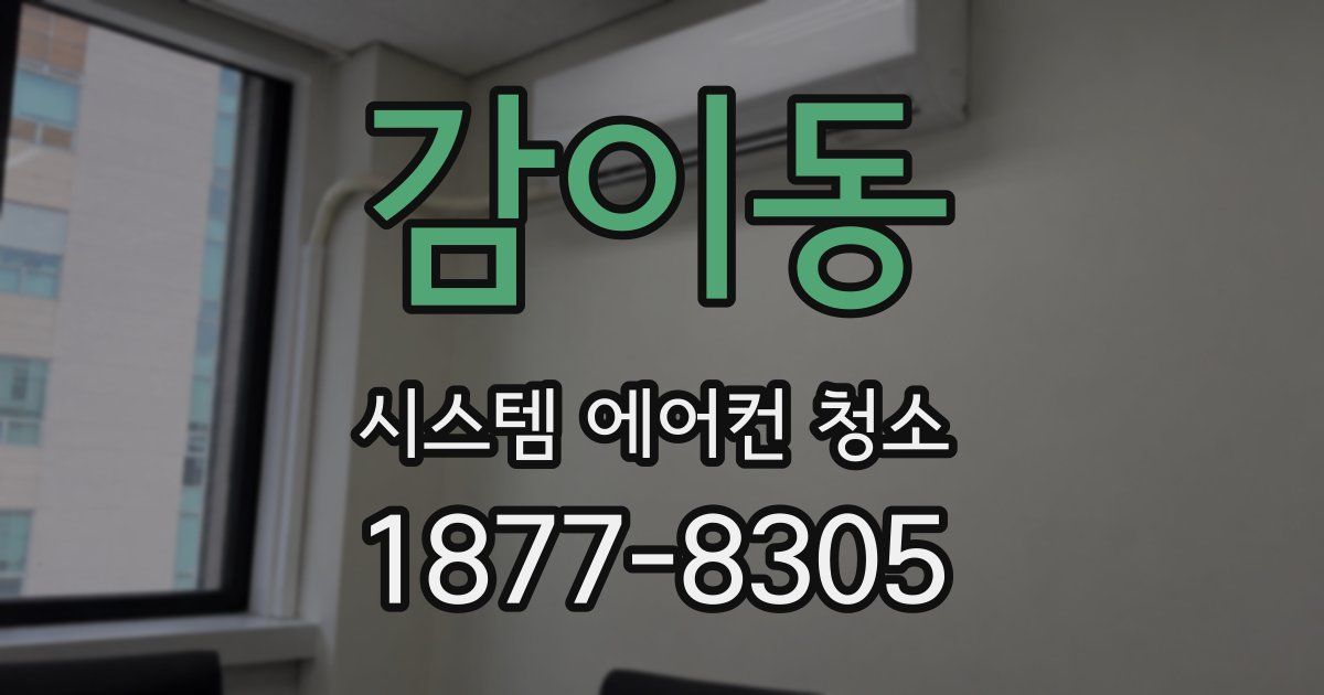 감이동 시스템 에어컨 청소