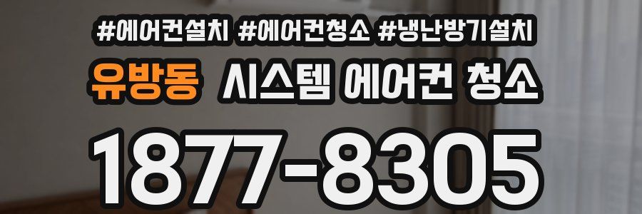 유방동 시스템 에어컨 청소
