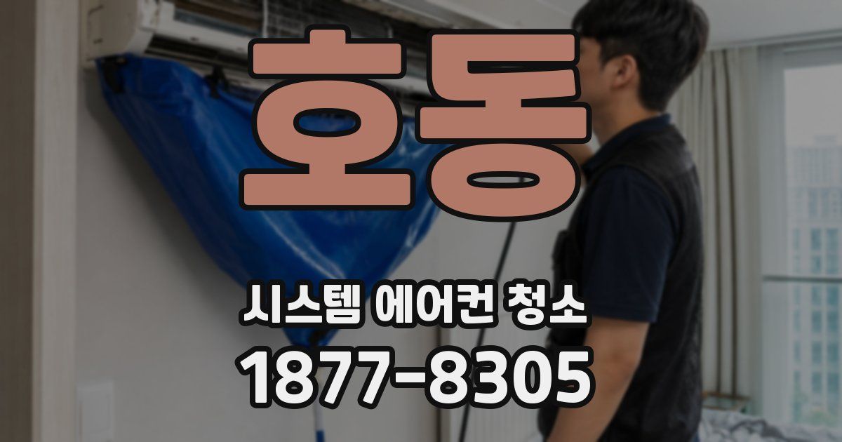 호동 시스템 에어컨 청소