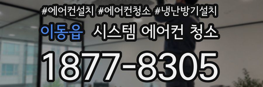 이동읍 시스템 에어컨 청소
