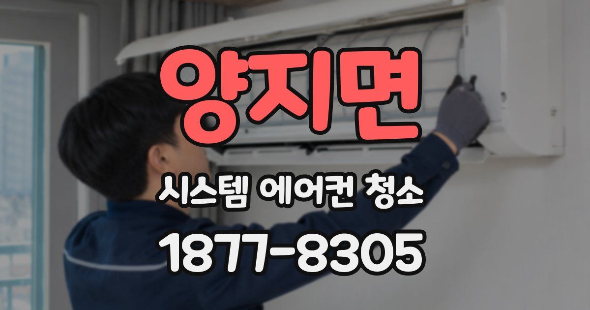 양지면 시스템 에어컨 청소