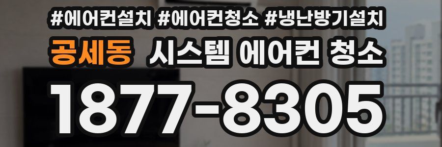 공세동 시스템 에어컨 청소