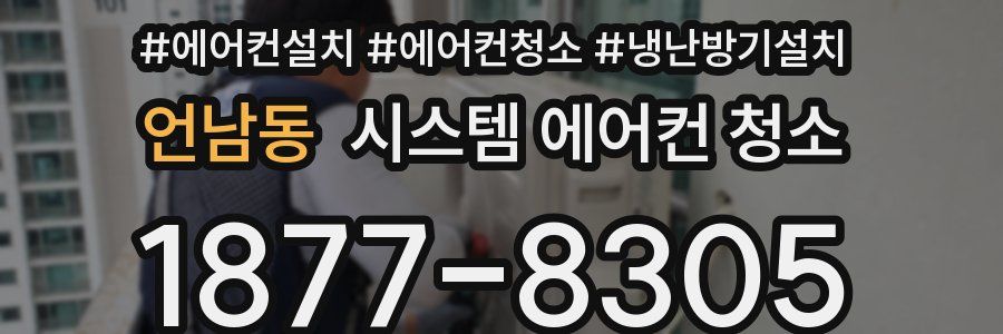 언남동 시스템 에어컨 청소