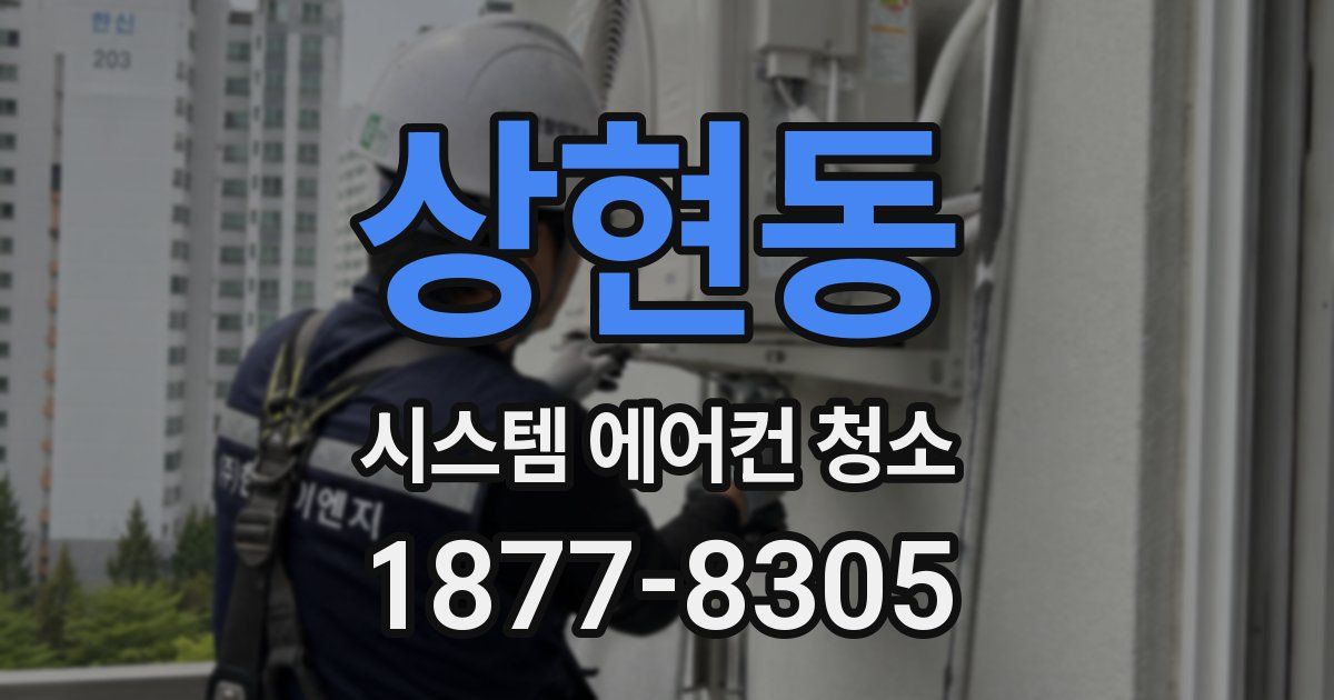 상현동 시스템 에어컨 청소