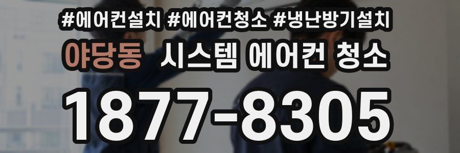 야당동 시스템 에어컨 청소